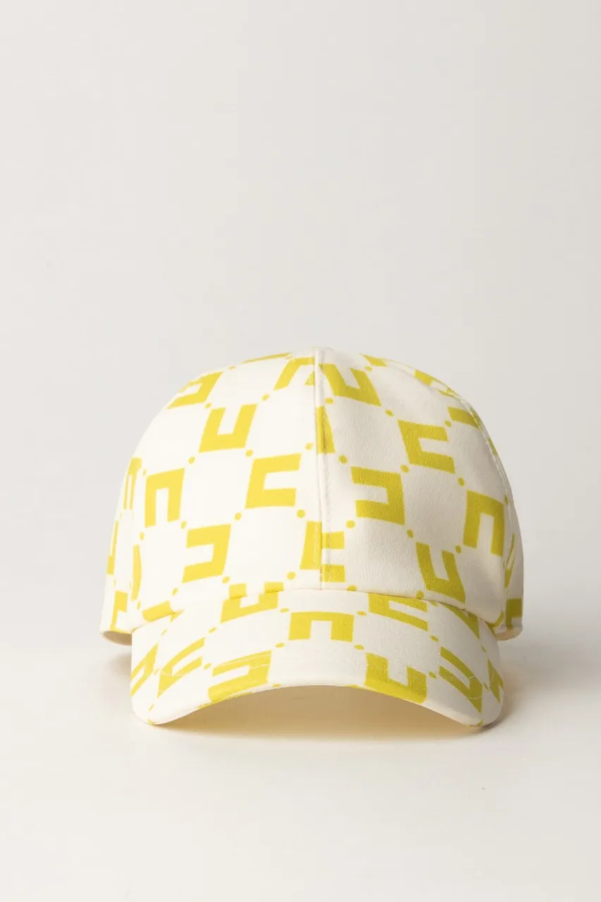 Cappellino da baseball stampa logo cubico BUTTER/CEDAR
