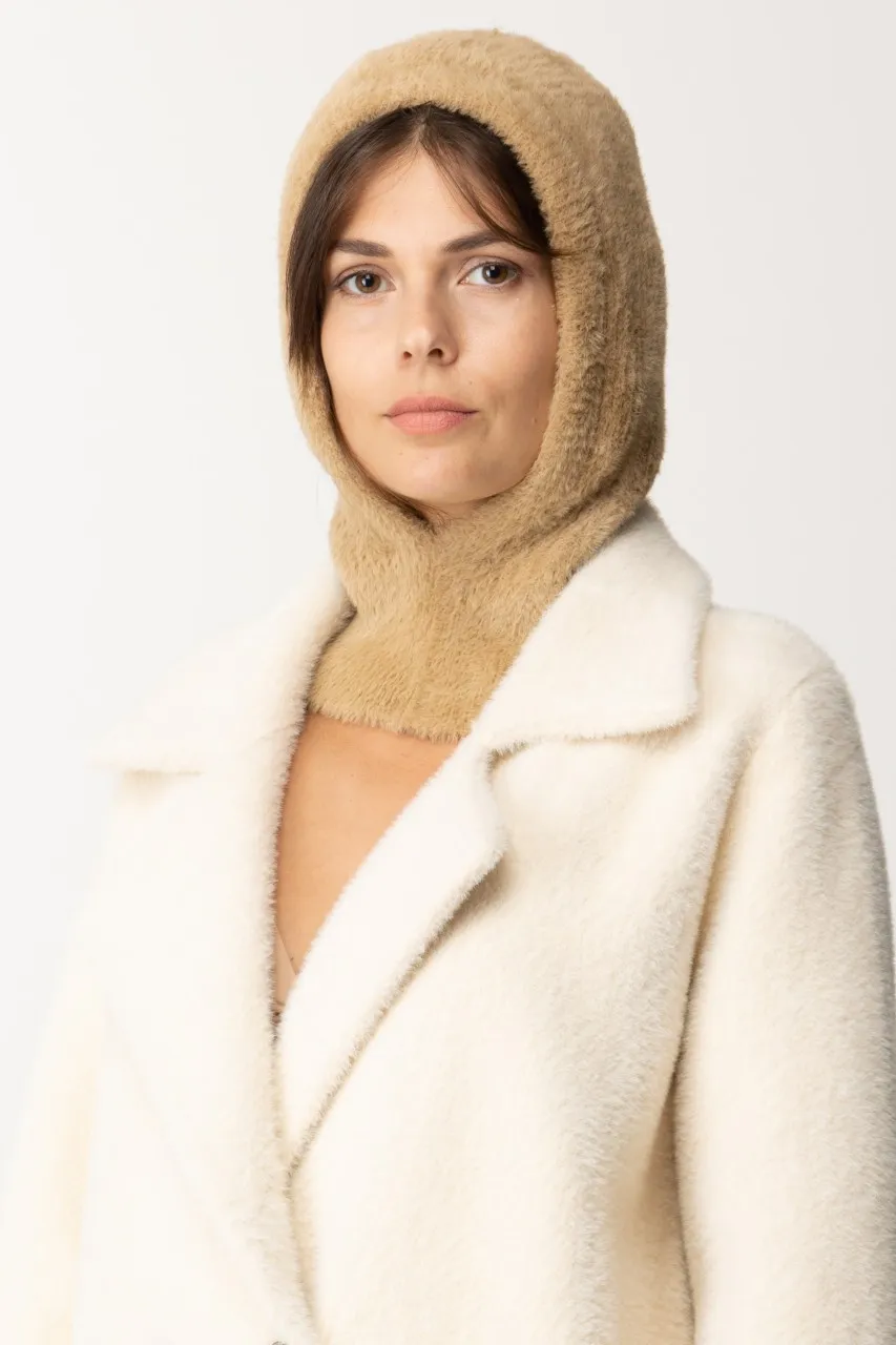Cappello balaclava in maglia Cammello