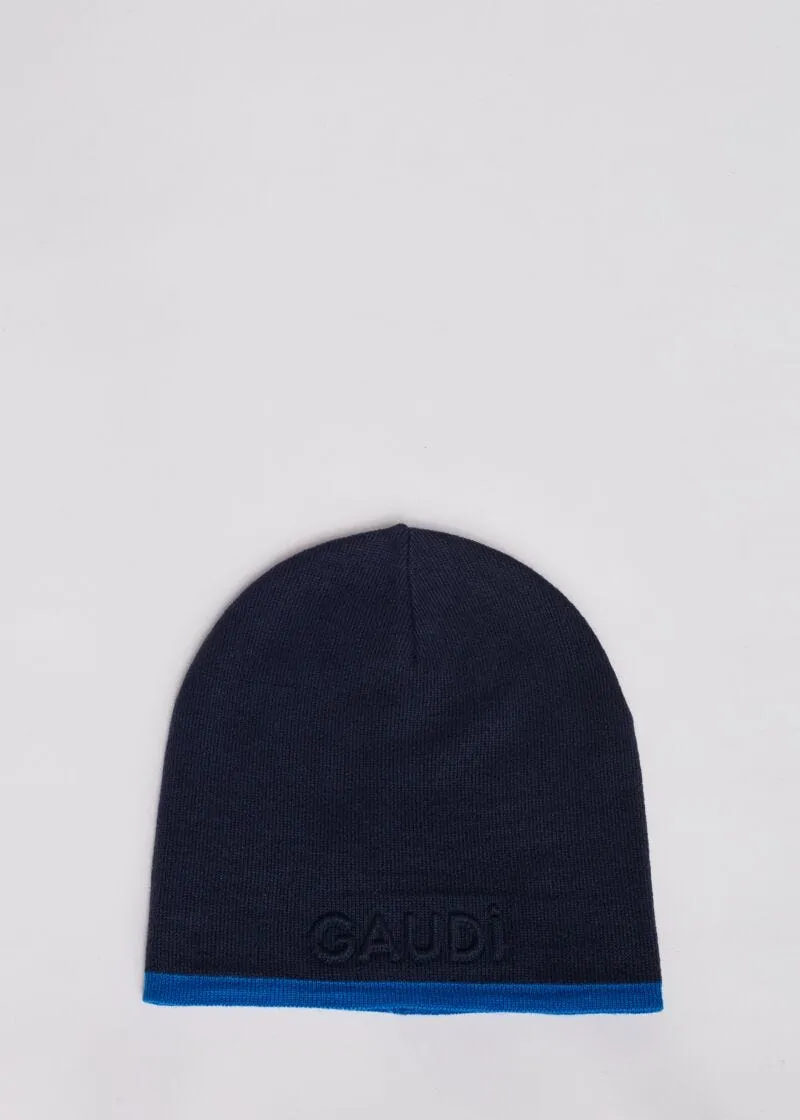 Cappello con bordo a contrasto