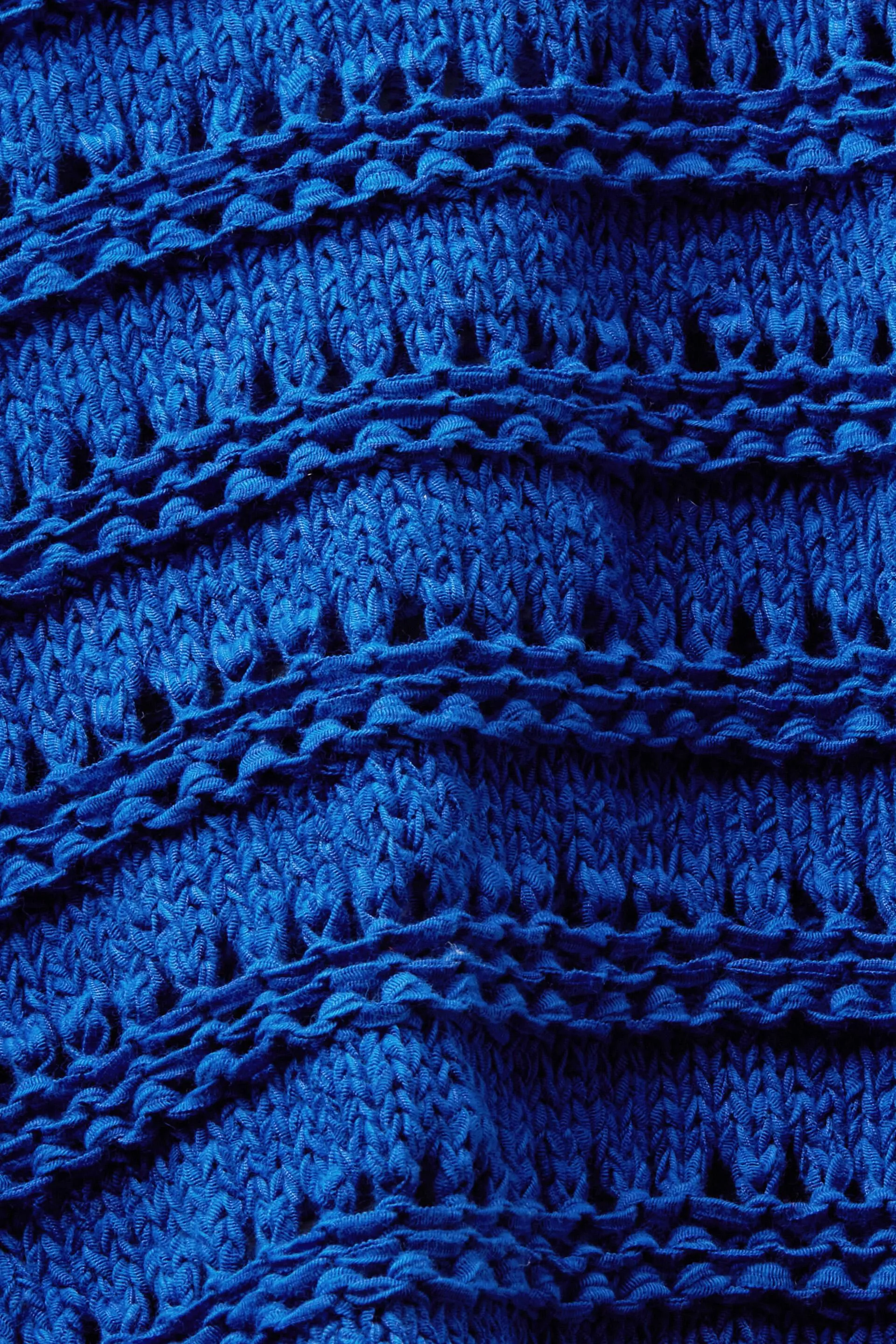 Cardigan a maglia traforata