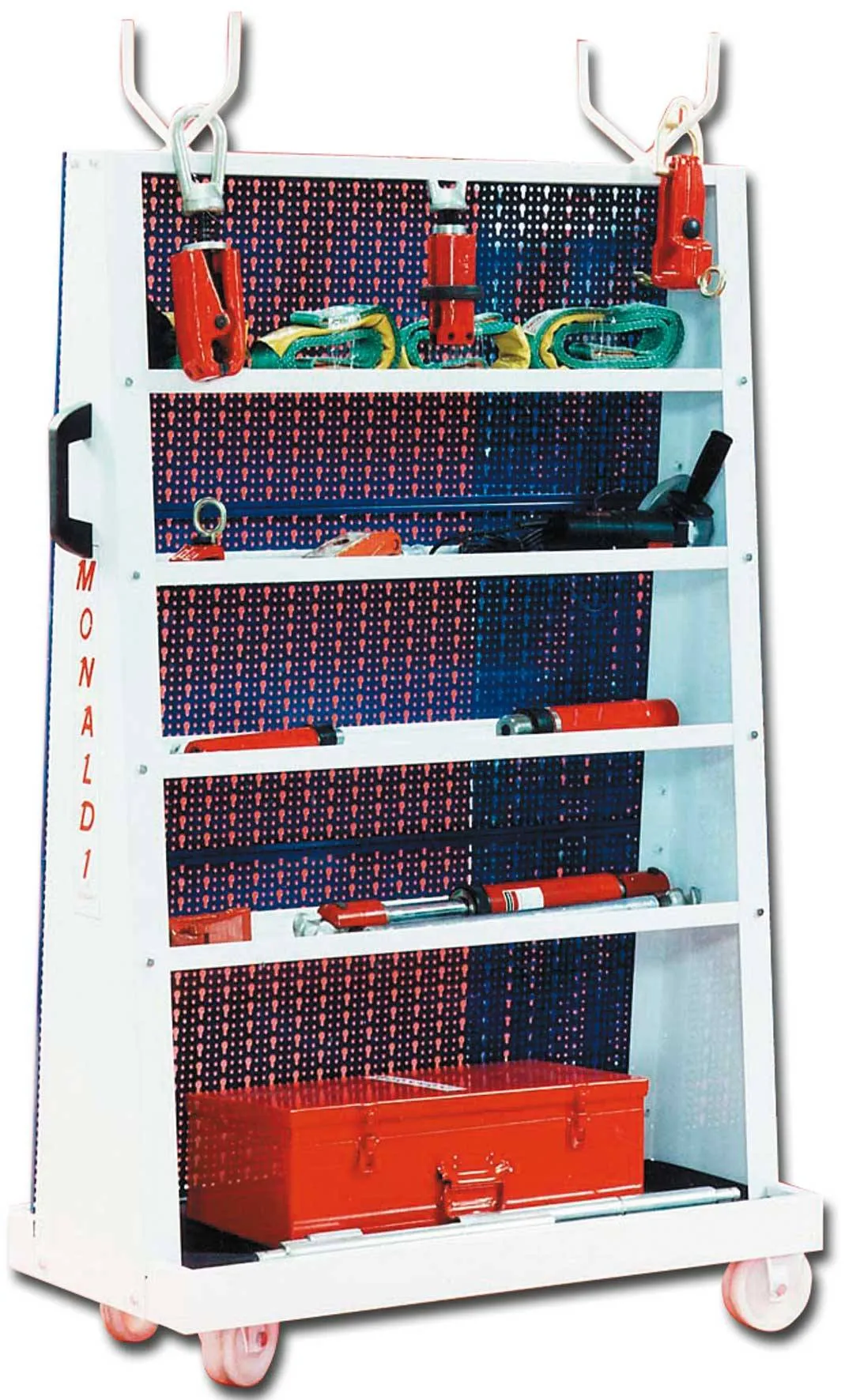 Carrello per ganci e catene da carrozzeria M1 Monaldi