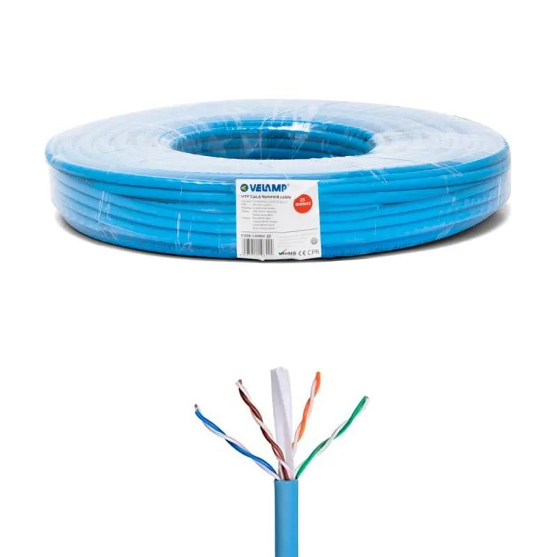 Cavo di rete CAT6 UTP 25mt in matassa