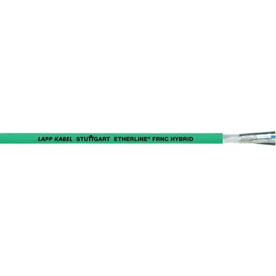 Cavo Ethernet Cat5 (Treccia di rame stagnato) Lapp col. Verde, L. 100m, Senza terminazione