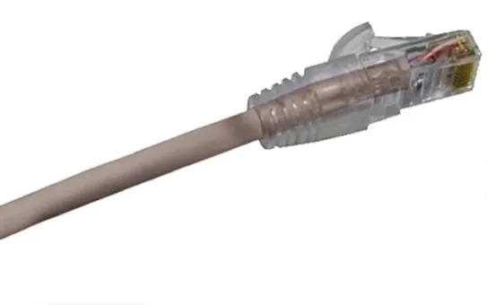 Cavo Ethernet Cat6 (U/UTP) Molex Premise Networks, guaina in PVC col. Grigio, L. 10m, Con terminazione