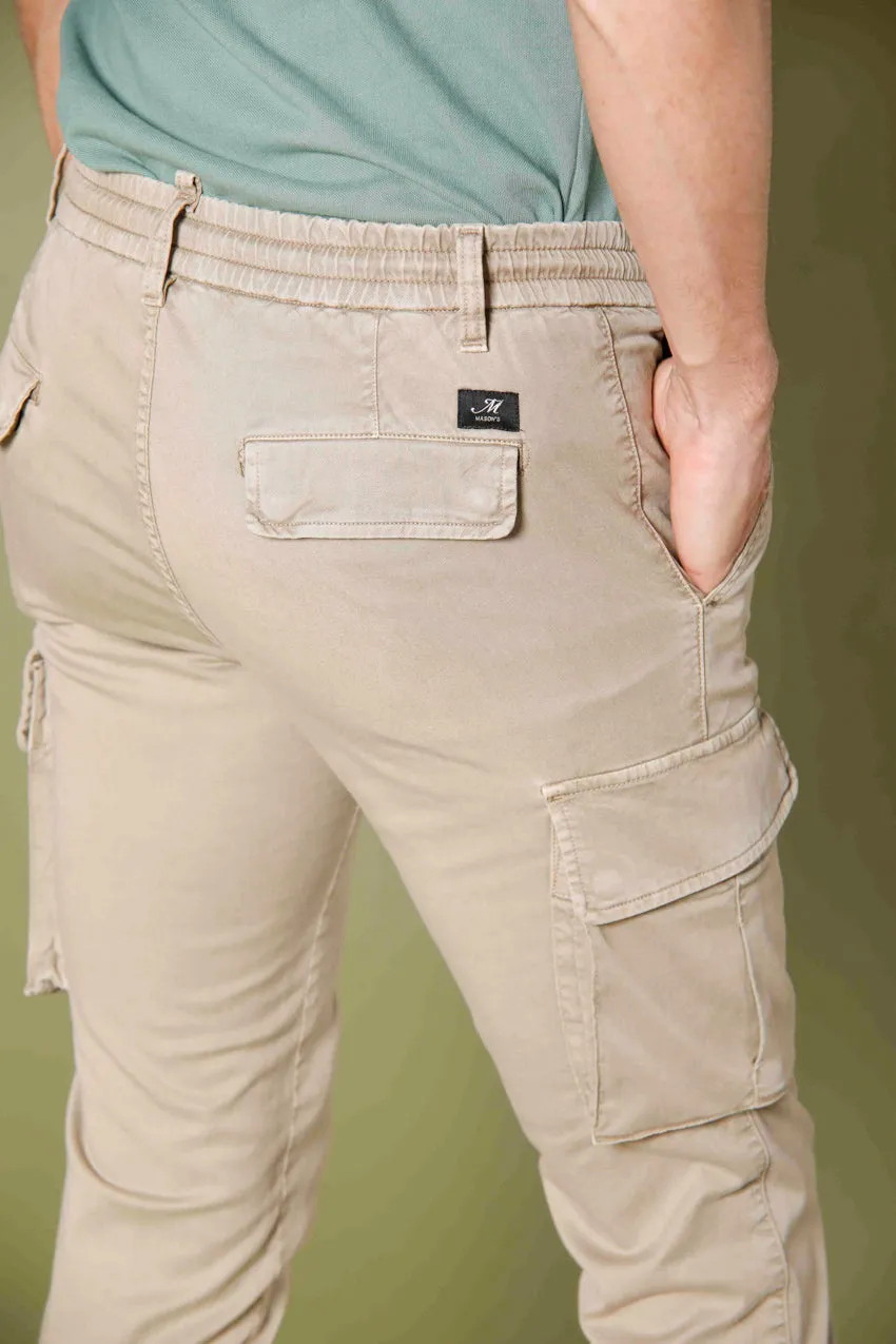 Chile Jogger cargo homme en tencel et coton extra slim