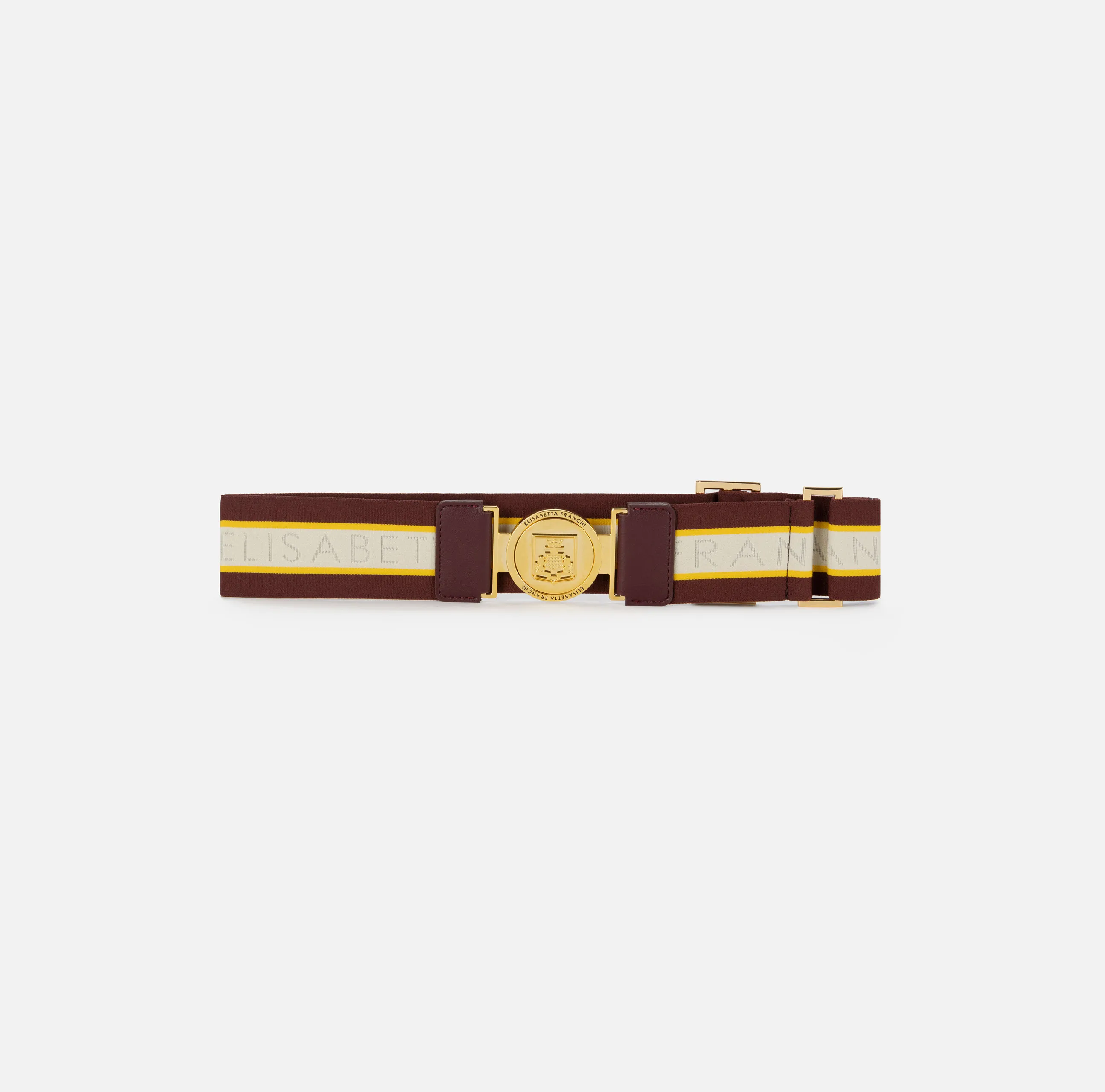 Cintura in elastico logato con fibbia logo