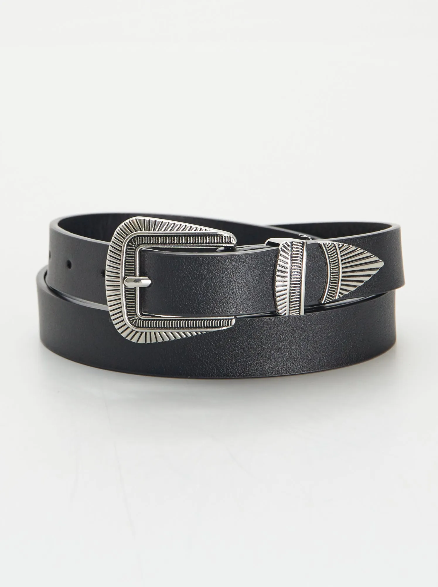 Cintura stile western - NERO