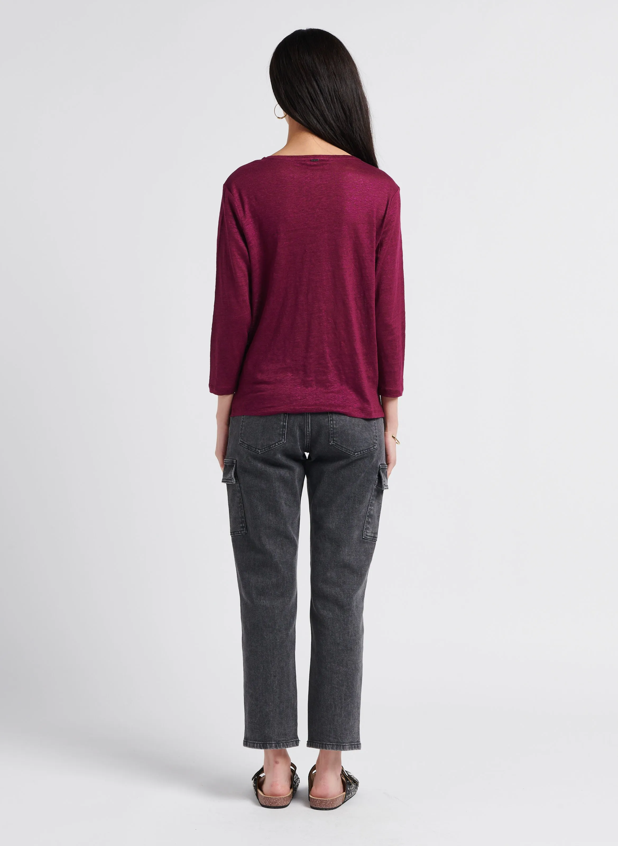  CLARIS VIROT   ODETTE - Sandali bassi in pelle pitone | Nero