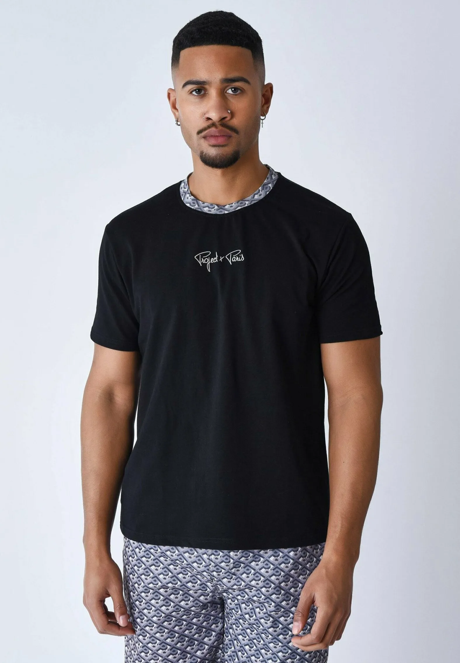CLASSIQUE COL GRAPHIC GAZE - T-shirt con stampa