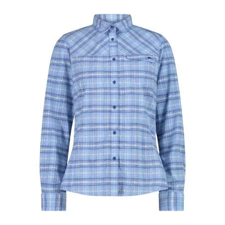 CMP   donna    Camicia a maniche lunghe con fantasia a quadri - col. 33ZR