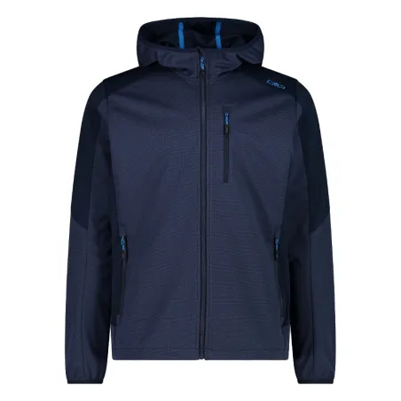 CMP   uomo    Giacca in softshell con trama jacquard - col N950