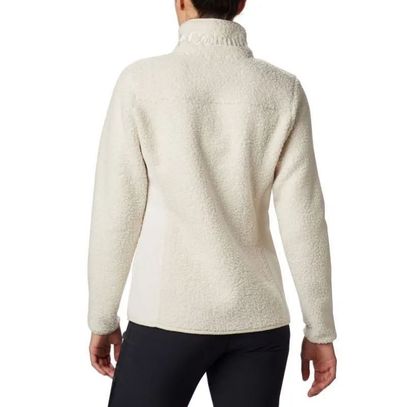 Columbia Giacca in pile con zip integrale Panorama (gesso) Donna