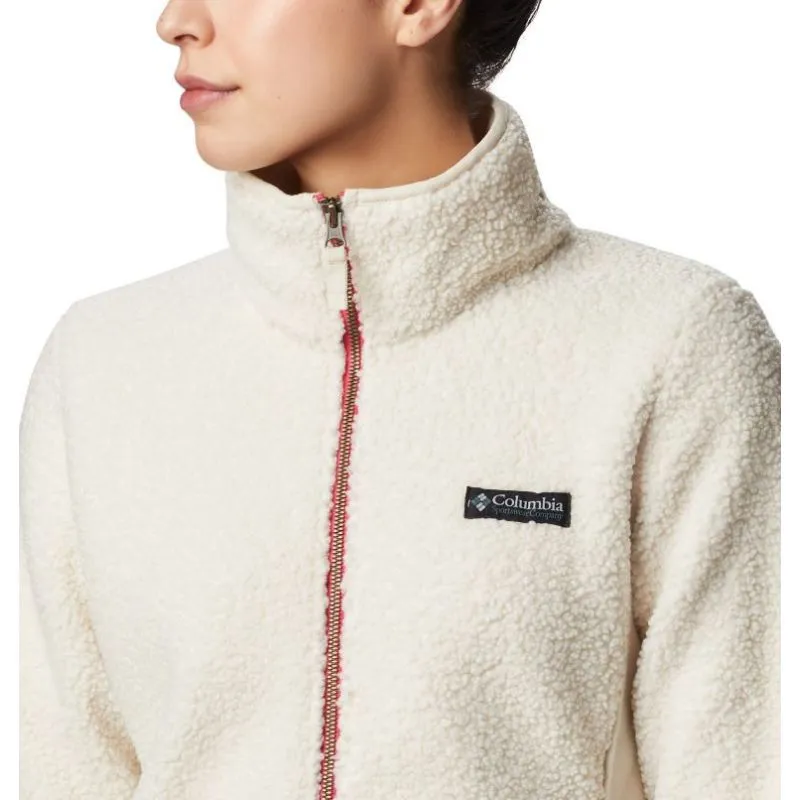Columbia Giacca in pile con zip integrale Panorama (gesso) Donna