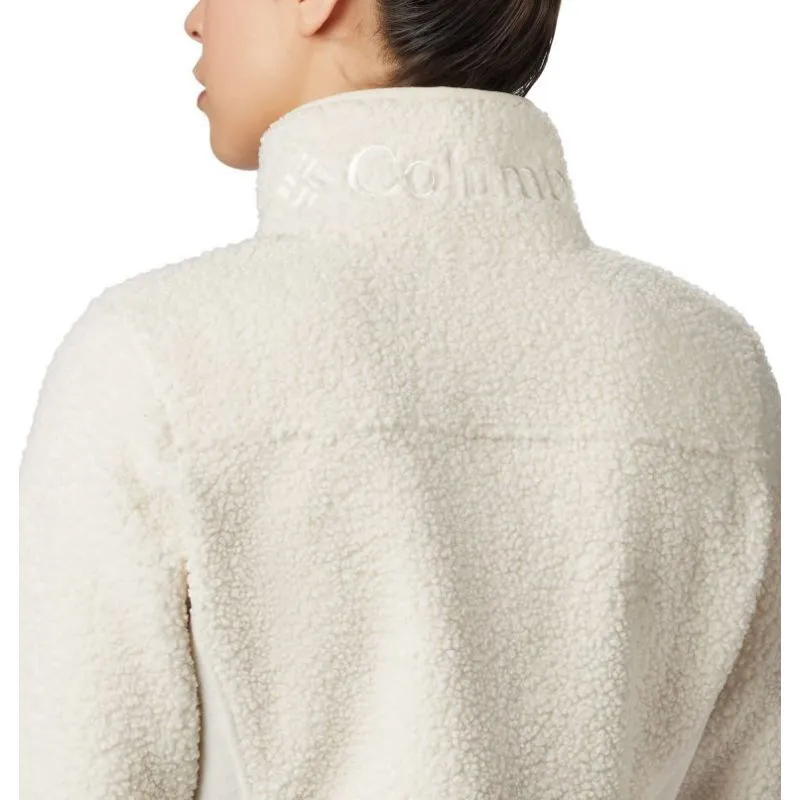 Columbia Giacca in pile con zip integrale Panorama (gesso) Donna