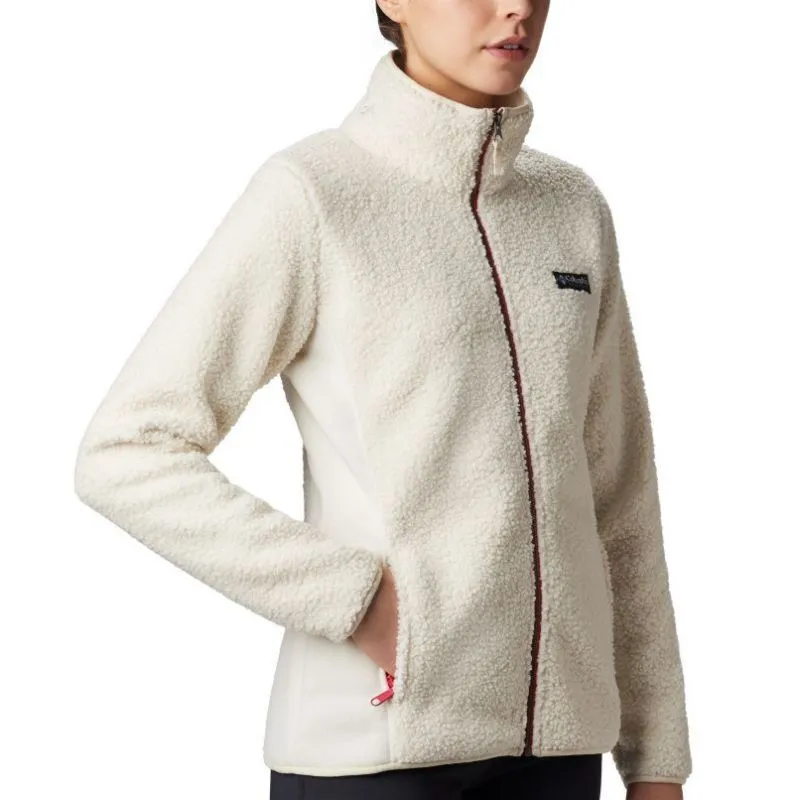 Columbia Giacca in pile con zip integrale Panorama (gesso) Donna