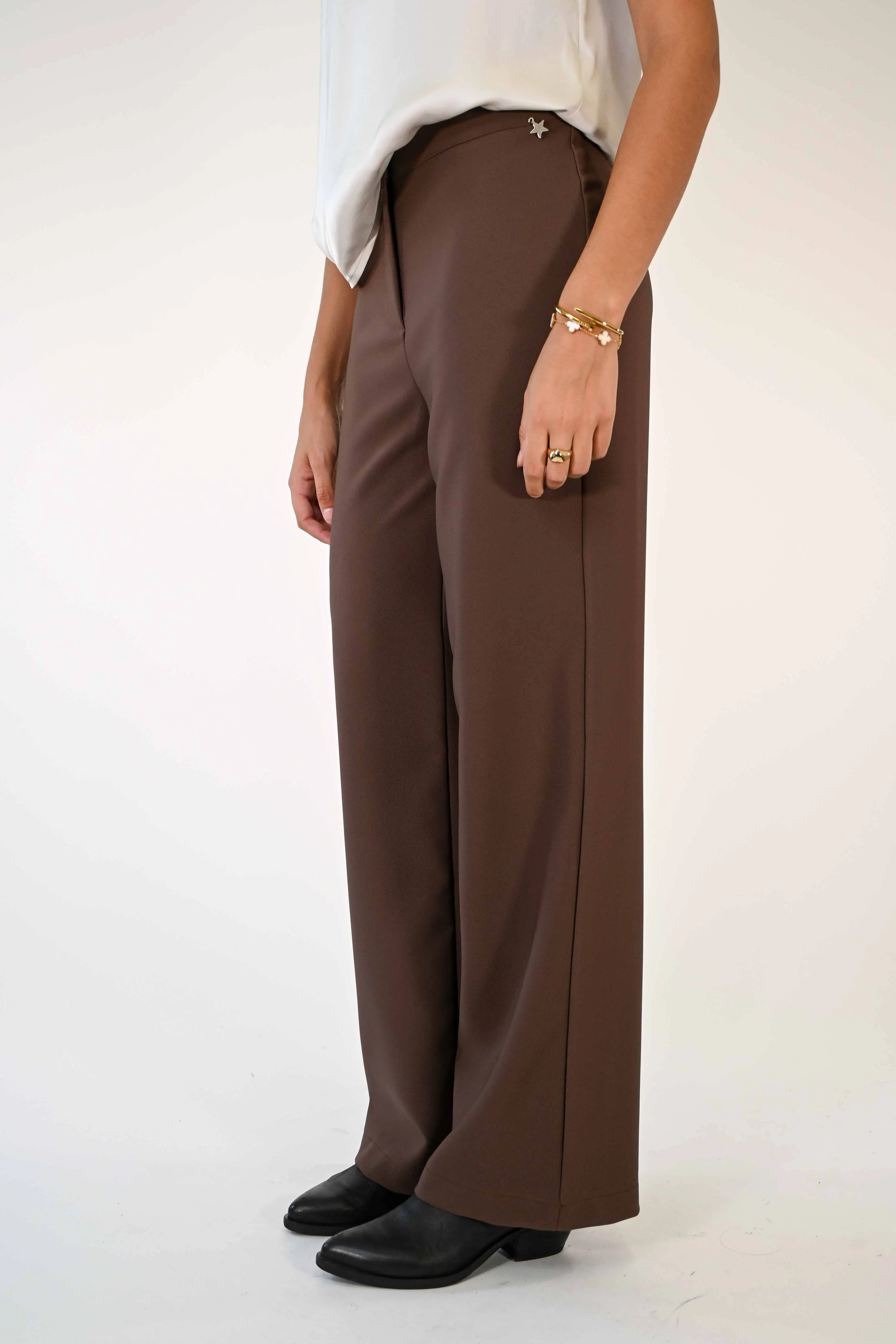 COMPLETO GIACCA+PANTALONE IN DRILL ELASTICIZZATO MORO