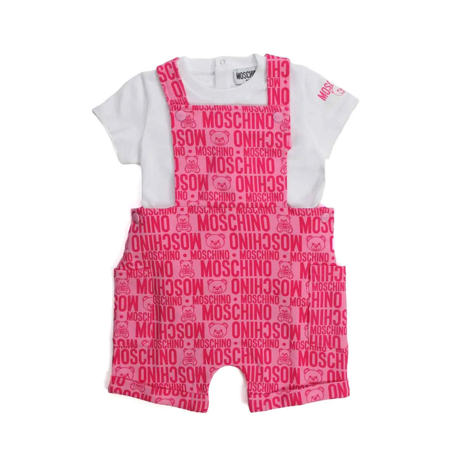 Completo T-Shirt Salopette Bimba
