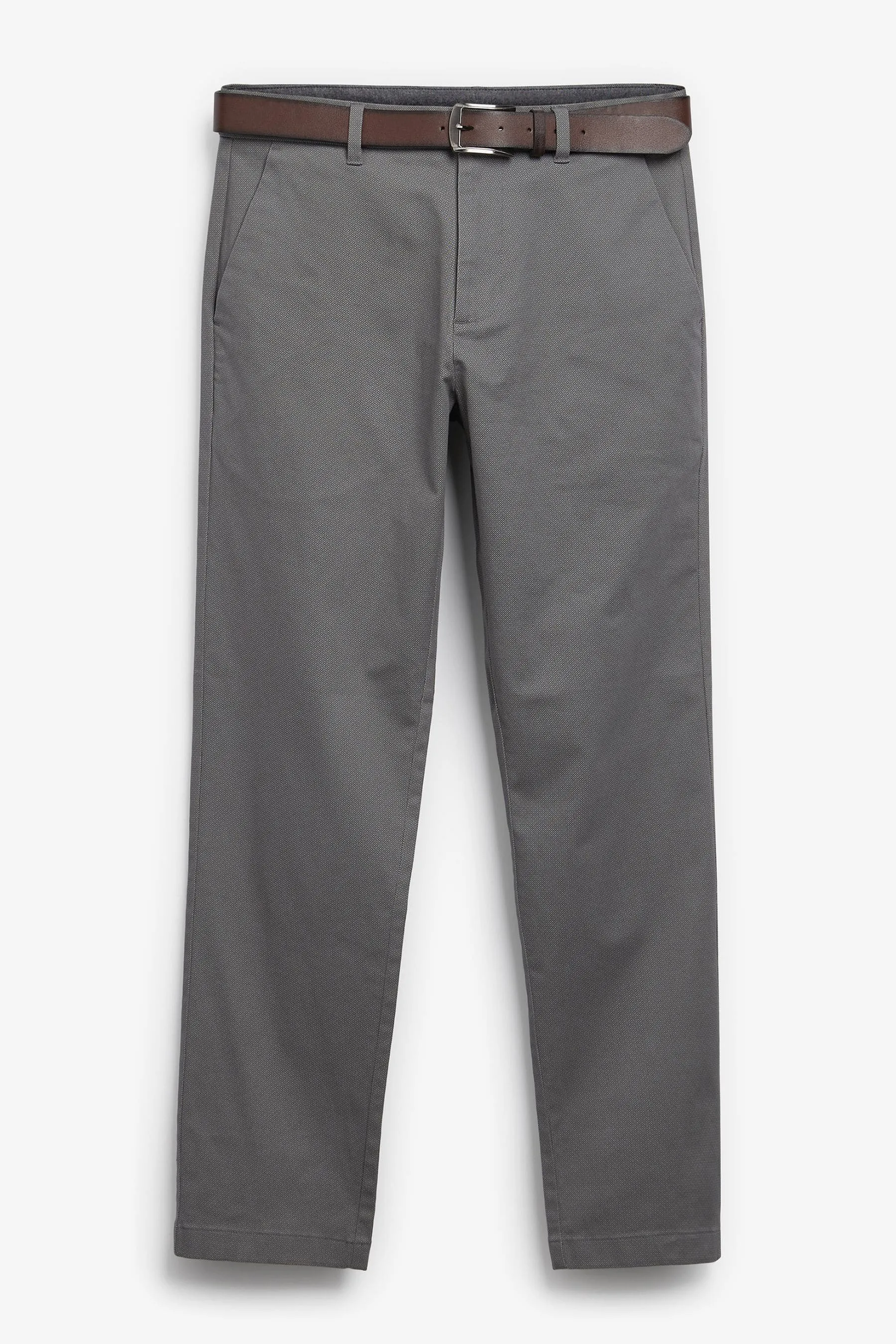 Con cintura - Pantaloni morbida chino stampata