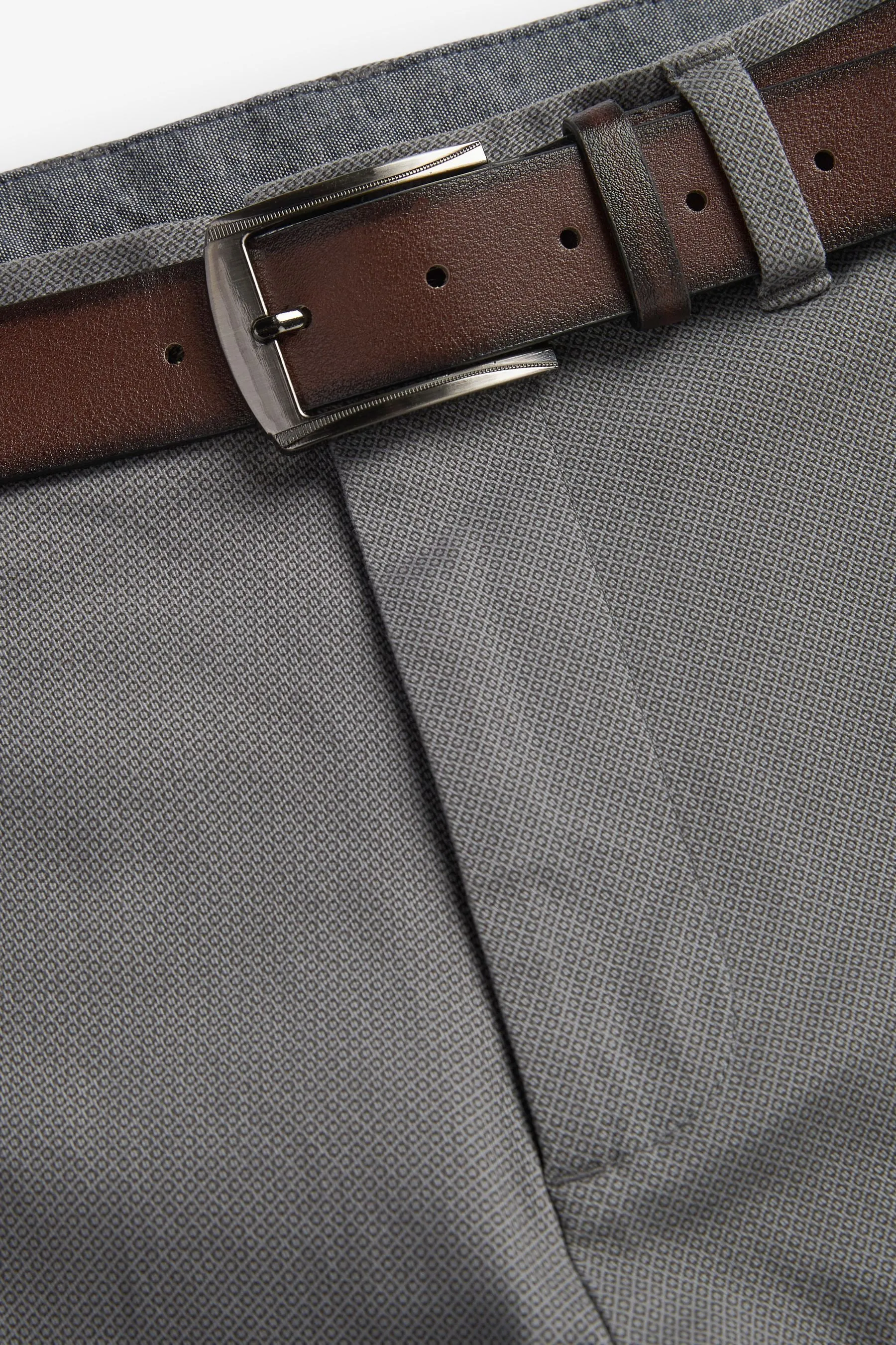 Con cintura - Pantaloni morbida chino stampata