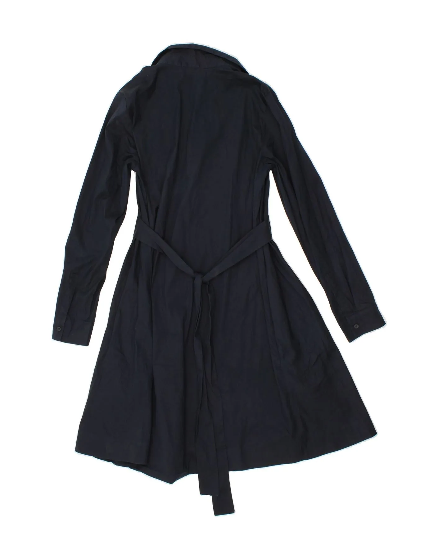 COS Womens Pullover Shirt Dress EU 38 Medium Navy Blue Cotton