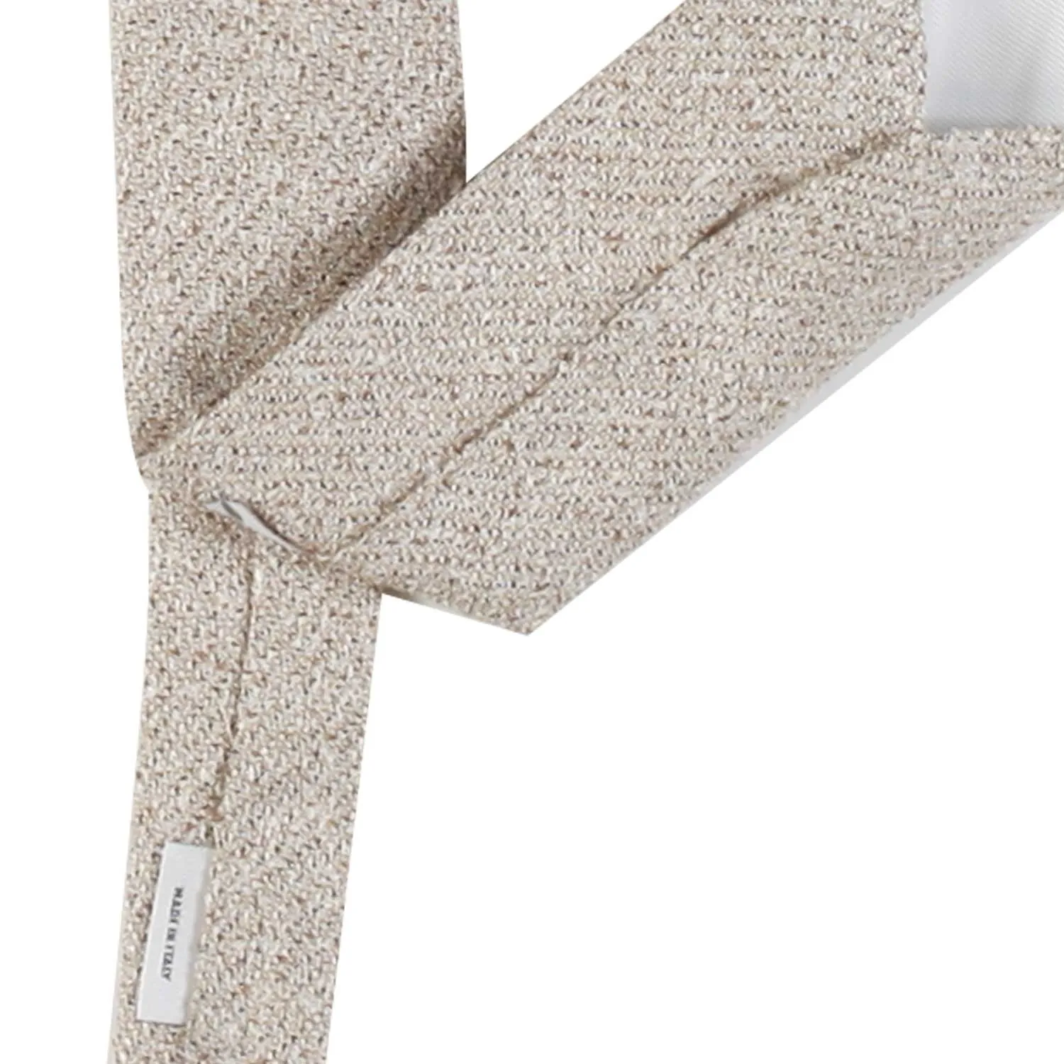 Cravatta Beige Melange Bambino E Ragazzo
