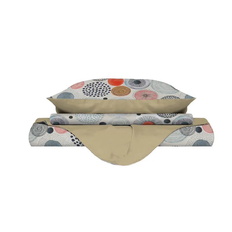 DATEX Parure copripiumino + federe Fantasy - acquerello