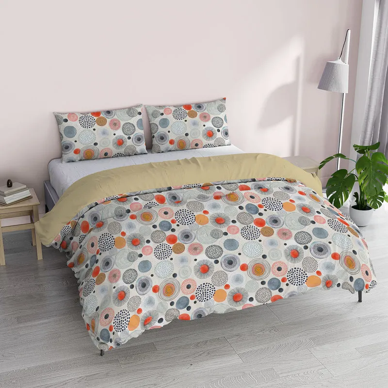DATEX Parure copripiumino + federe Fantasy - acquerello