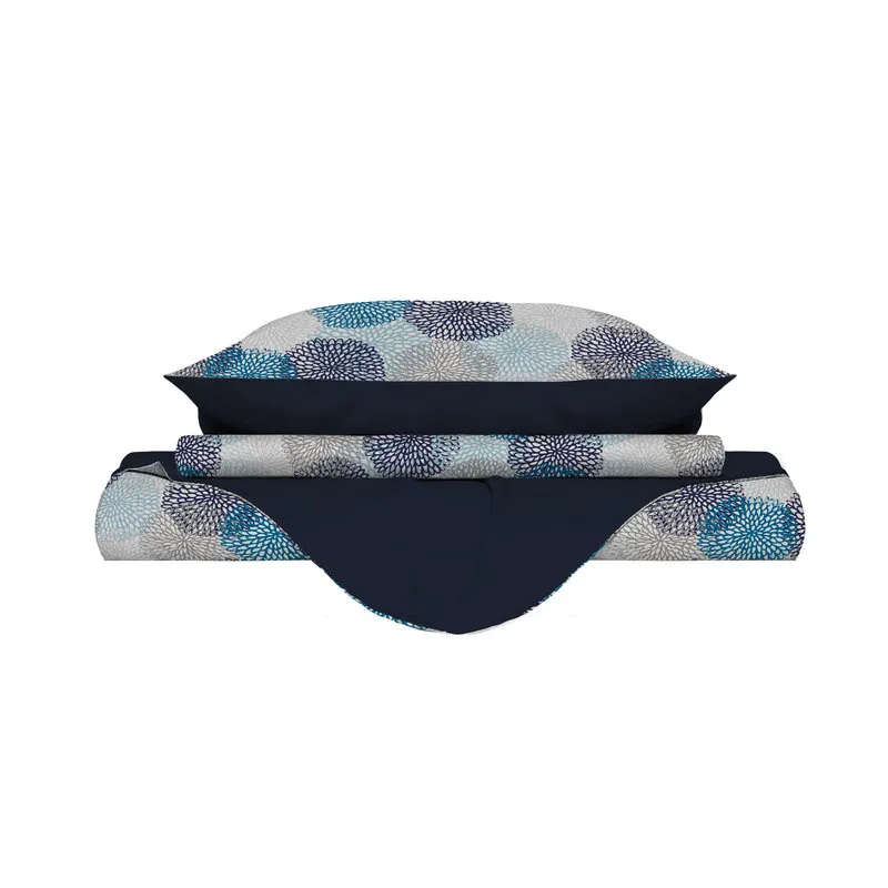 DATEX Parure copripiumino + federe Fantasy - soffioni blu