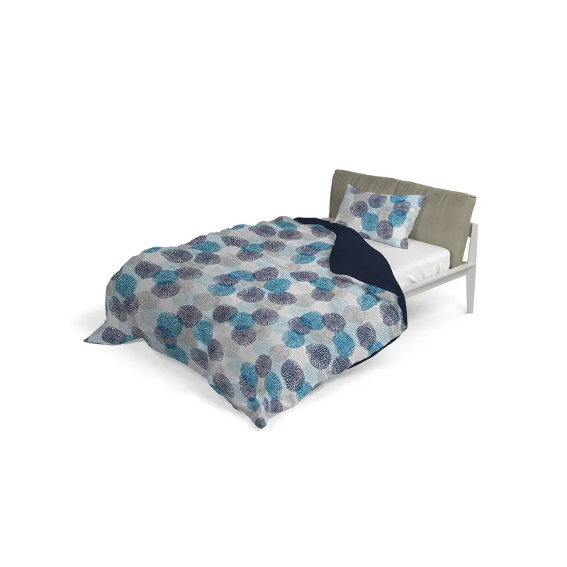 DATEX Parure copripiumino + federe Fantasy - soffioni blu