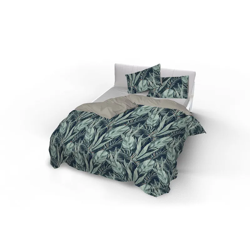 DATEX Parure copripiumino + federe Fashion - tropical
