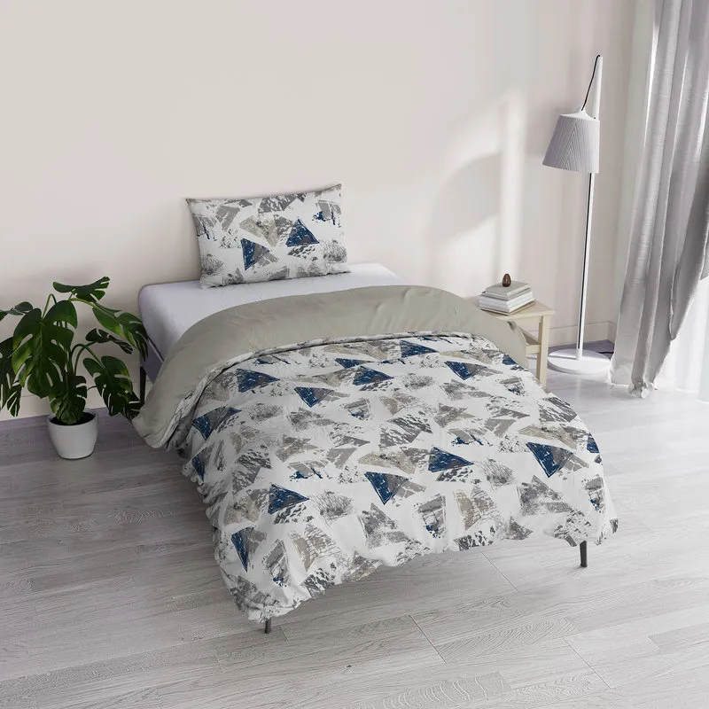 DATEX Parure copripiumino + federe Fashion - urban blu