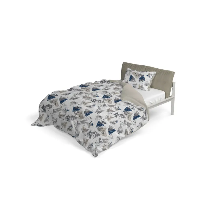 DATEX Parure copripiumino + federe Fashion - urban blu