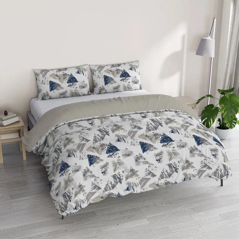DATEX Parure copripiumino + federe Fashion - urban blu