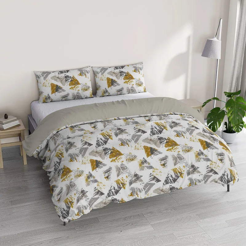 DATEX Parure copripiumino + federe Fashion - urban giallo