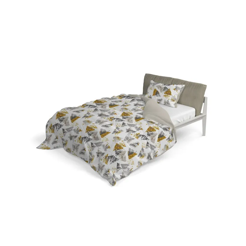 DATEX Parure copripiumino + federe Fashion - urban giallo