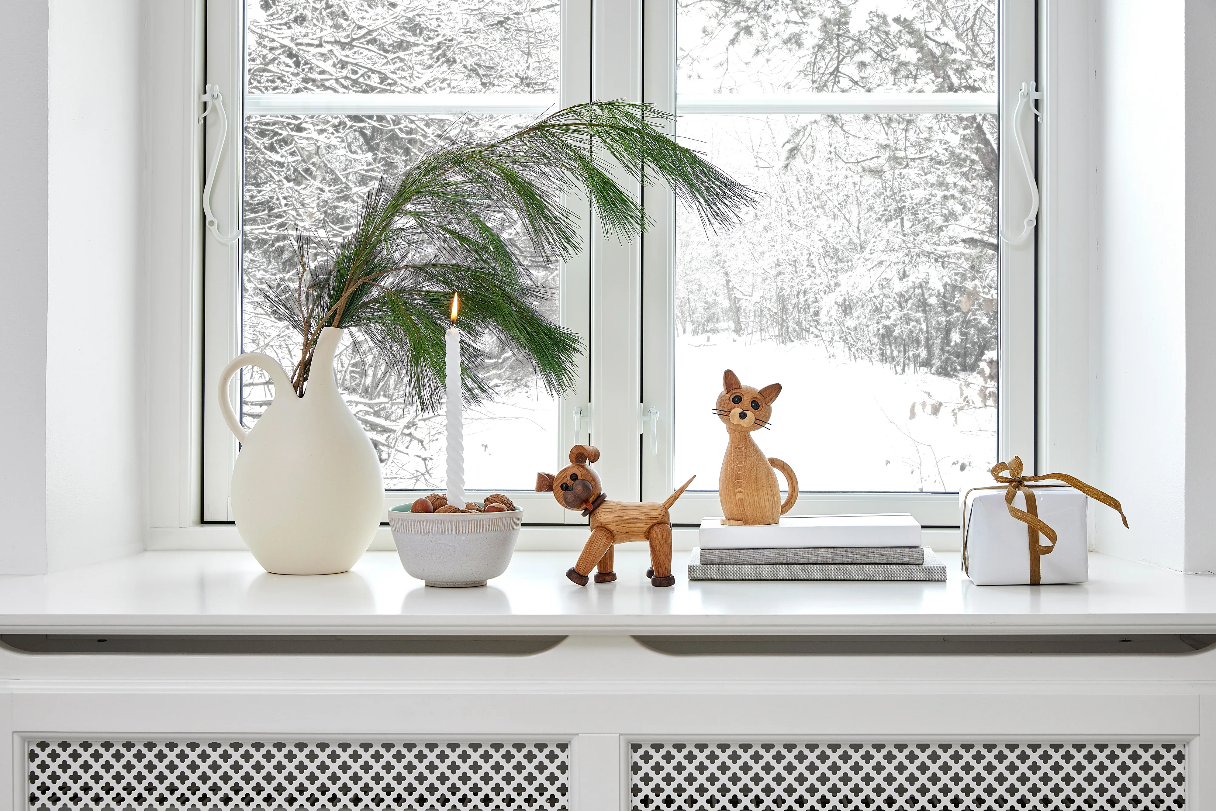 Decorazione Lucky il gatto.jn{font-size:18px}Rovere