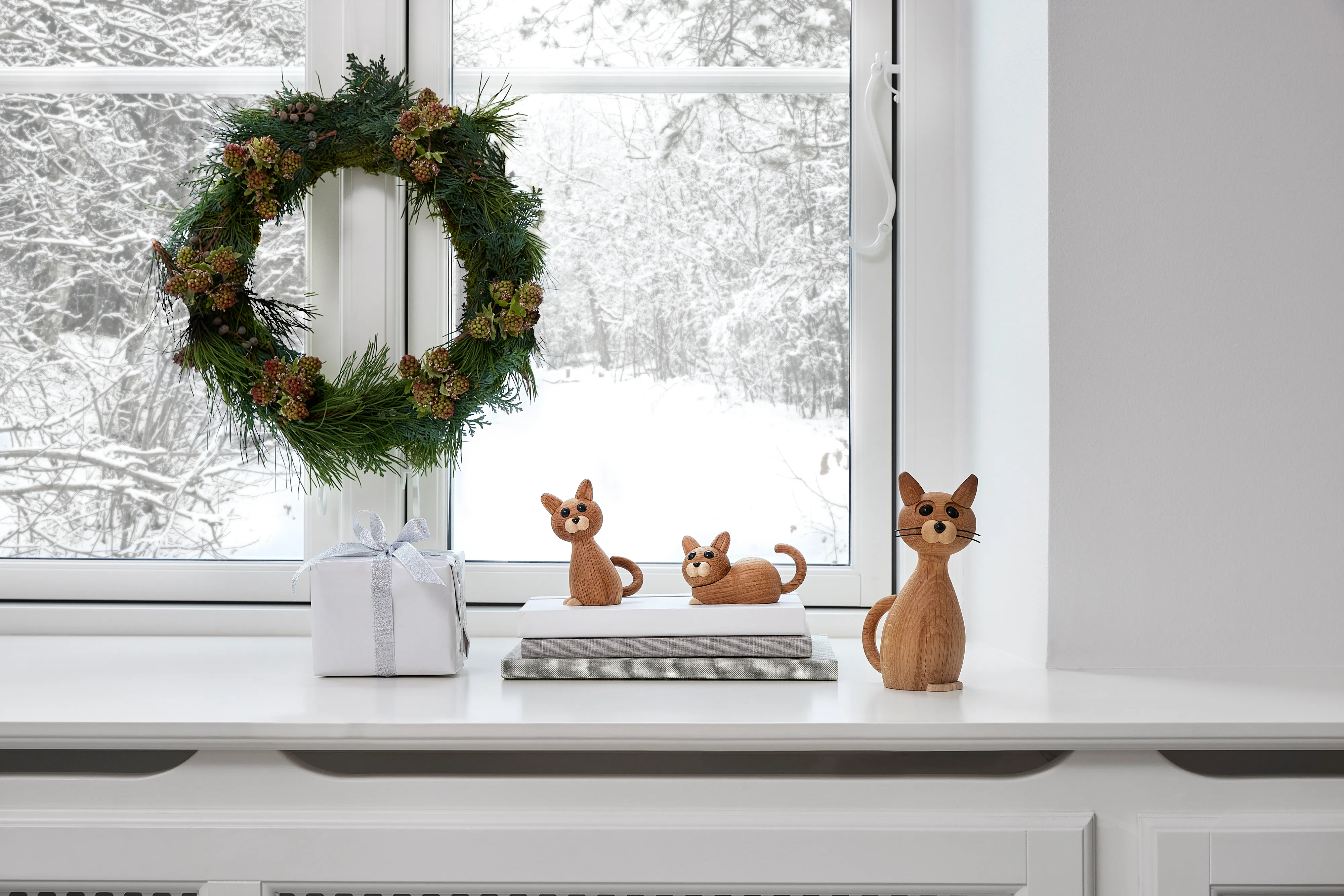 Decorazione Lucky il gatto.jn{font-size:18px}Rovere