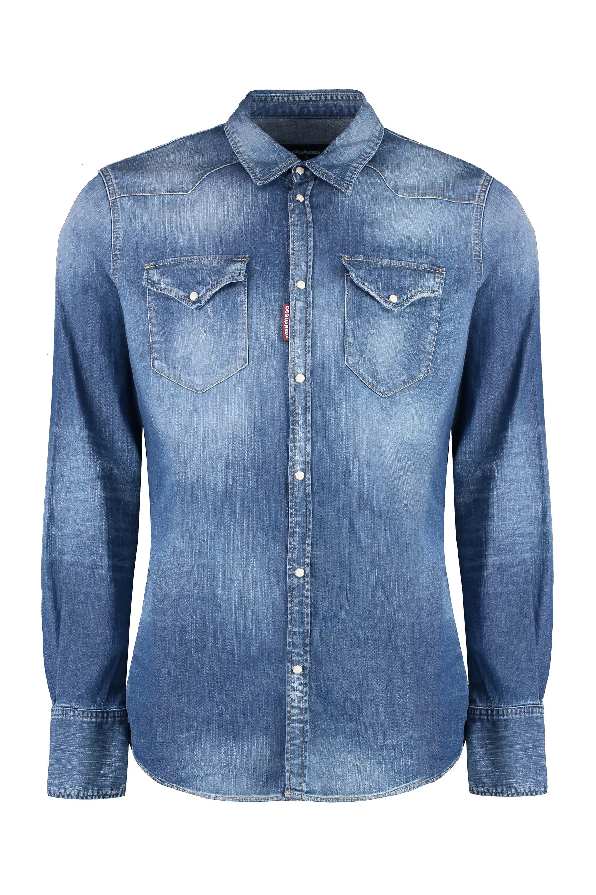 Dsquared2 Camicia in denim stile Western