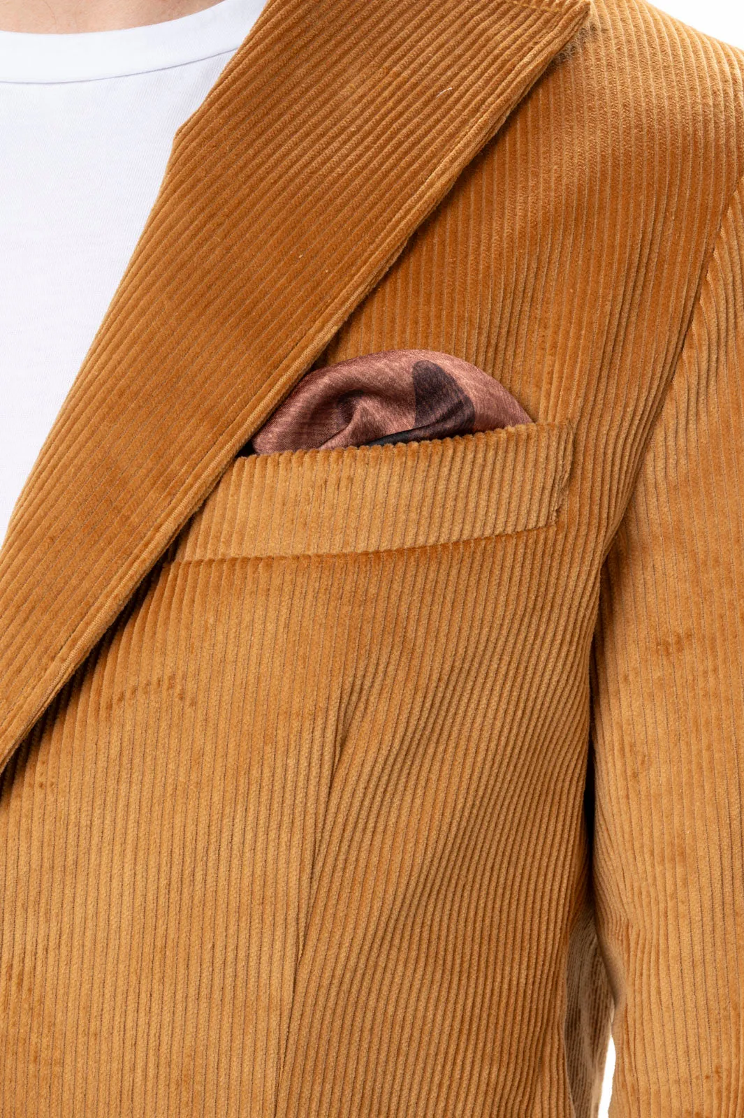  Elia Uomo Giacca ocra in velluto made in italy elia  