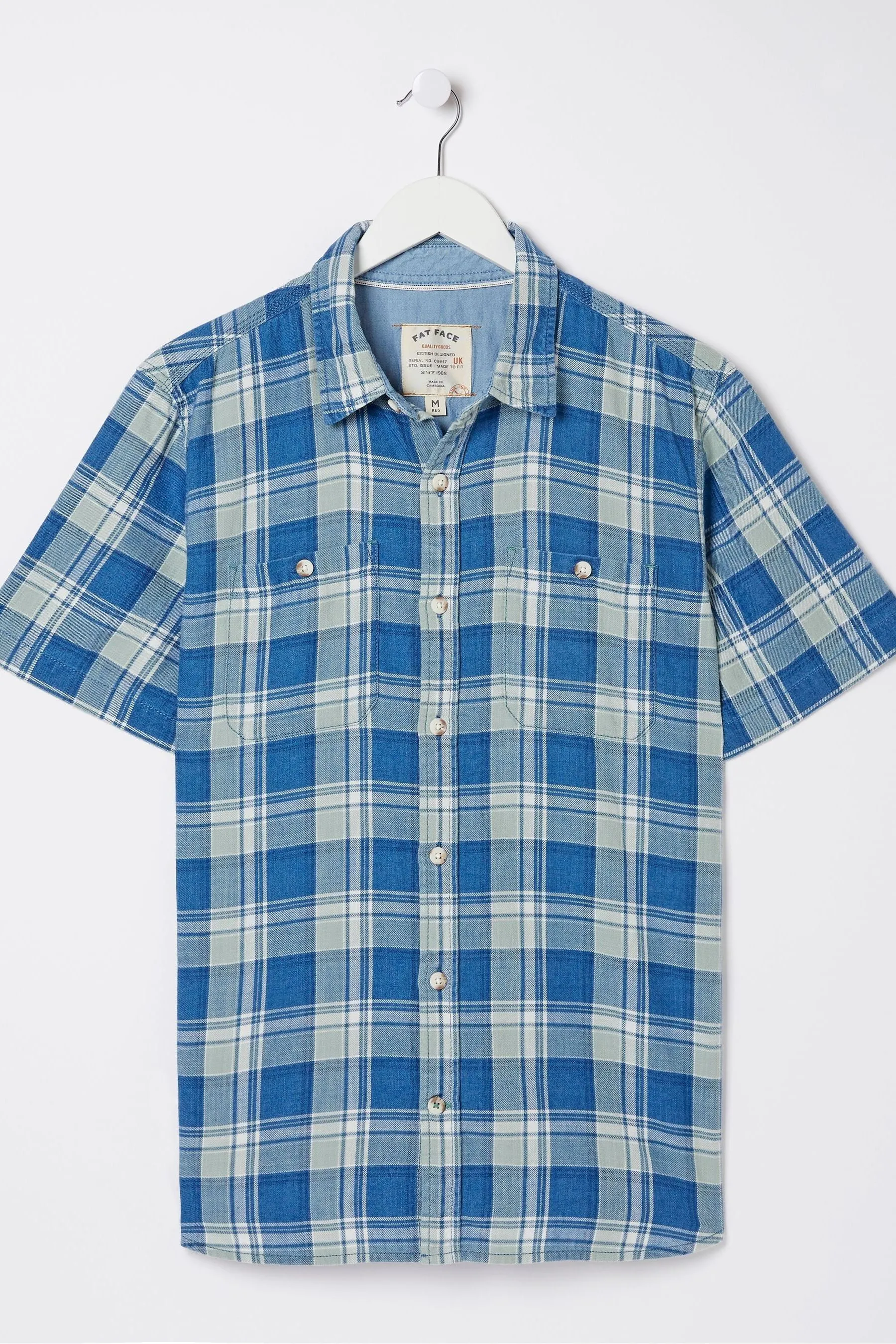 FatFace - Bodmin - Camicia A quadri indaco
