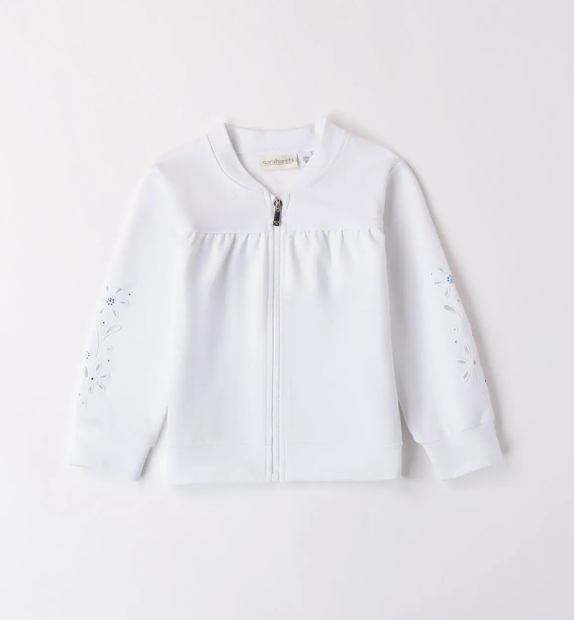 Felpa bambina con zip