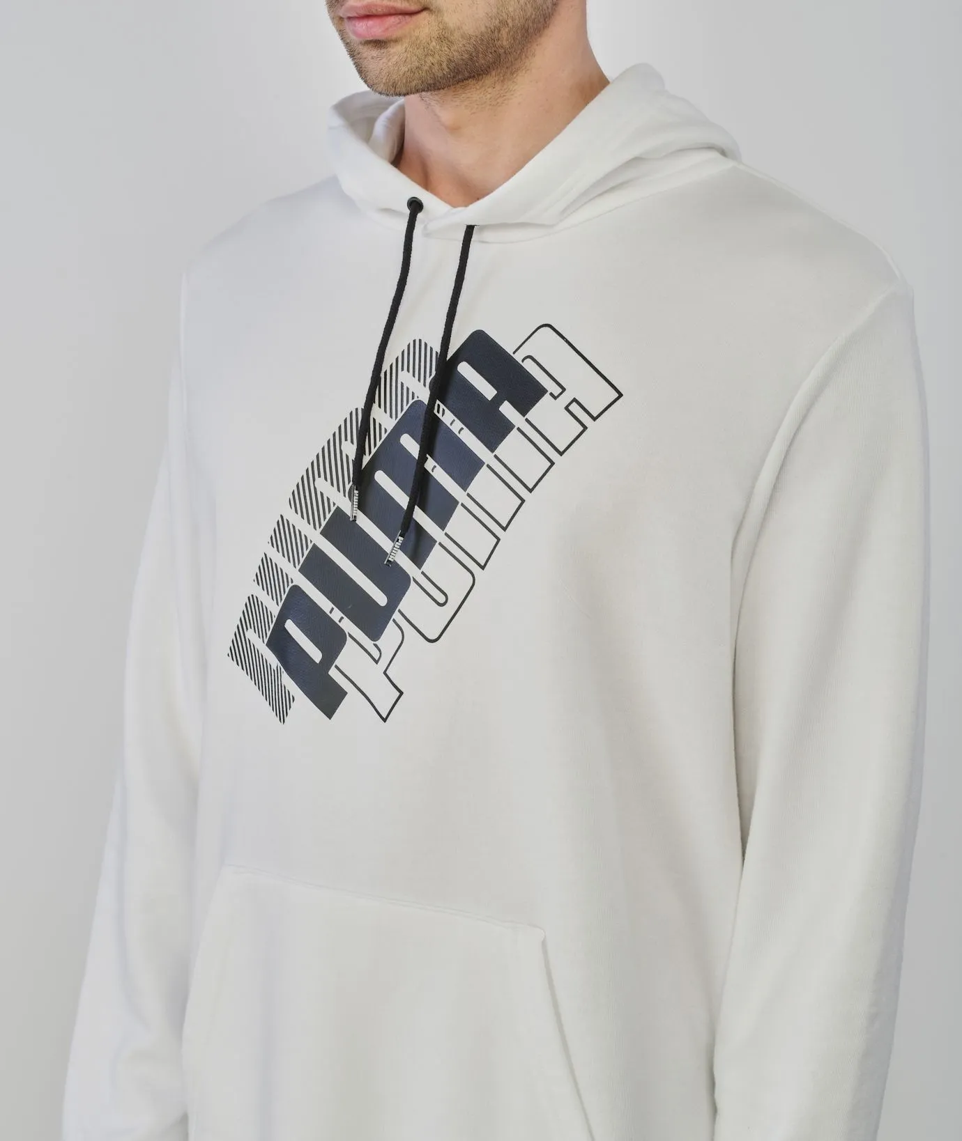Felpa bianca con logo