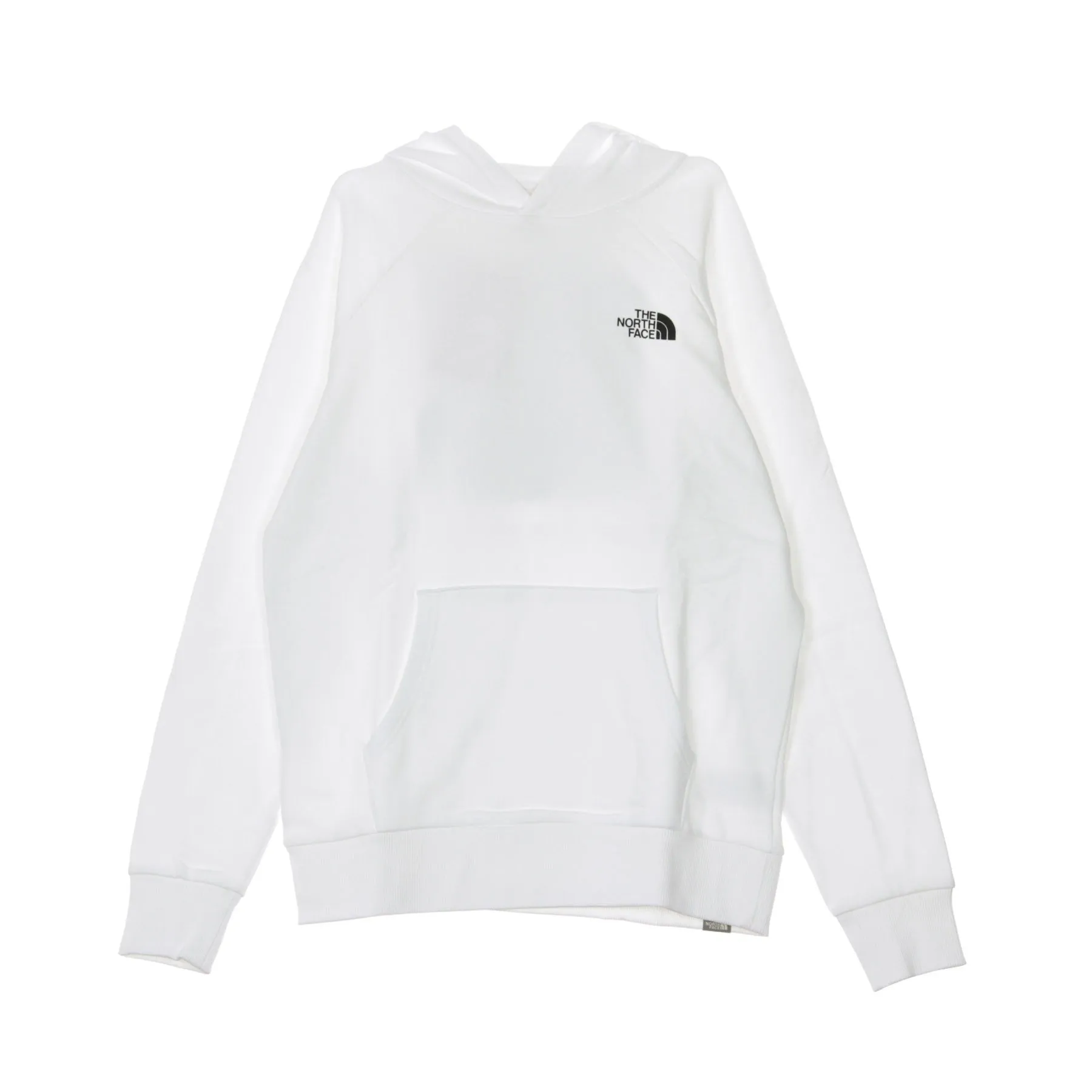 Felpa Cappuccio Uomo Raglan Red Box Hd White
