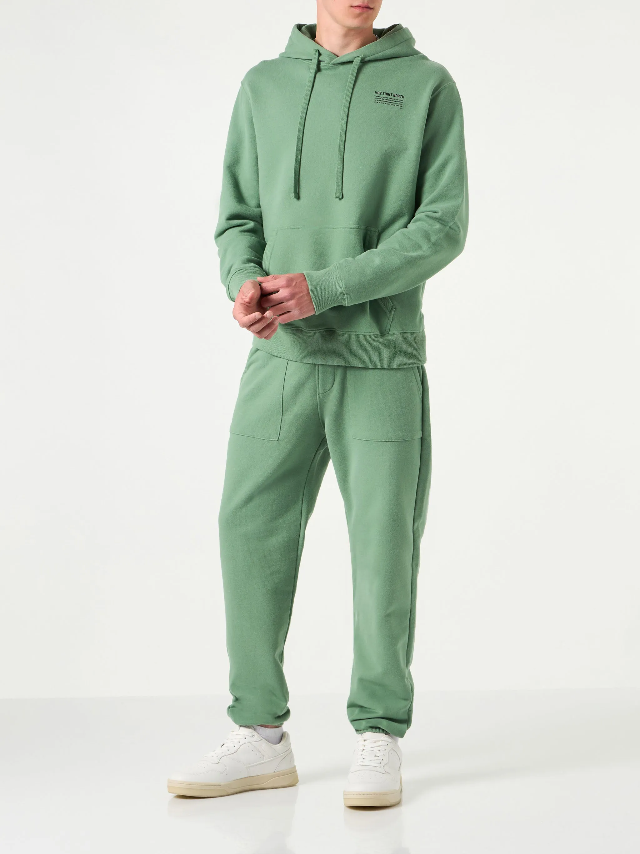 Felpa con cappuccio verde militare | Edizione speciale Pantone™