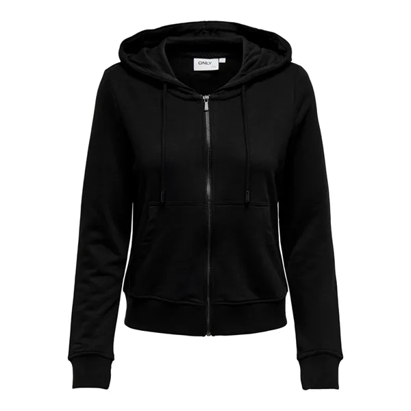 Felpa donna con capuccio e zip