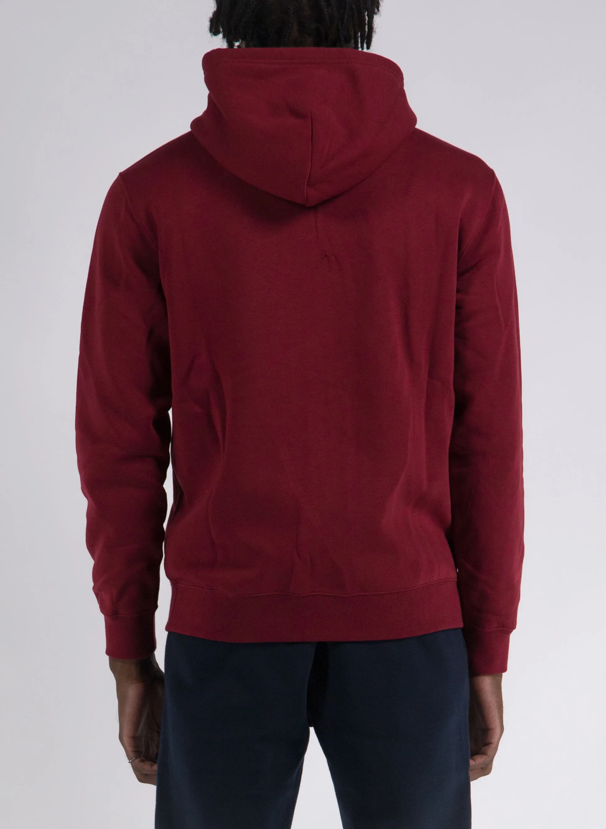 felpa full zip con logo