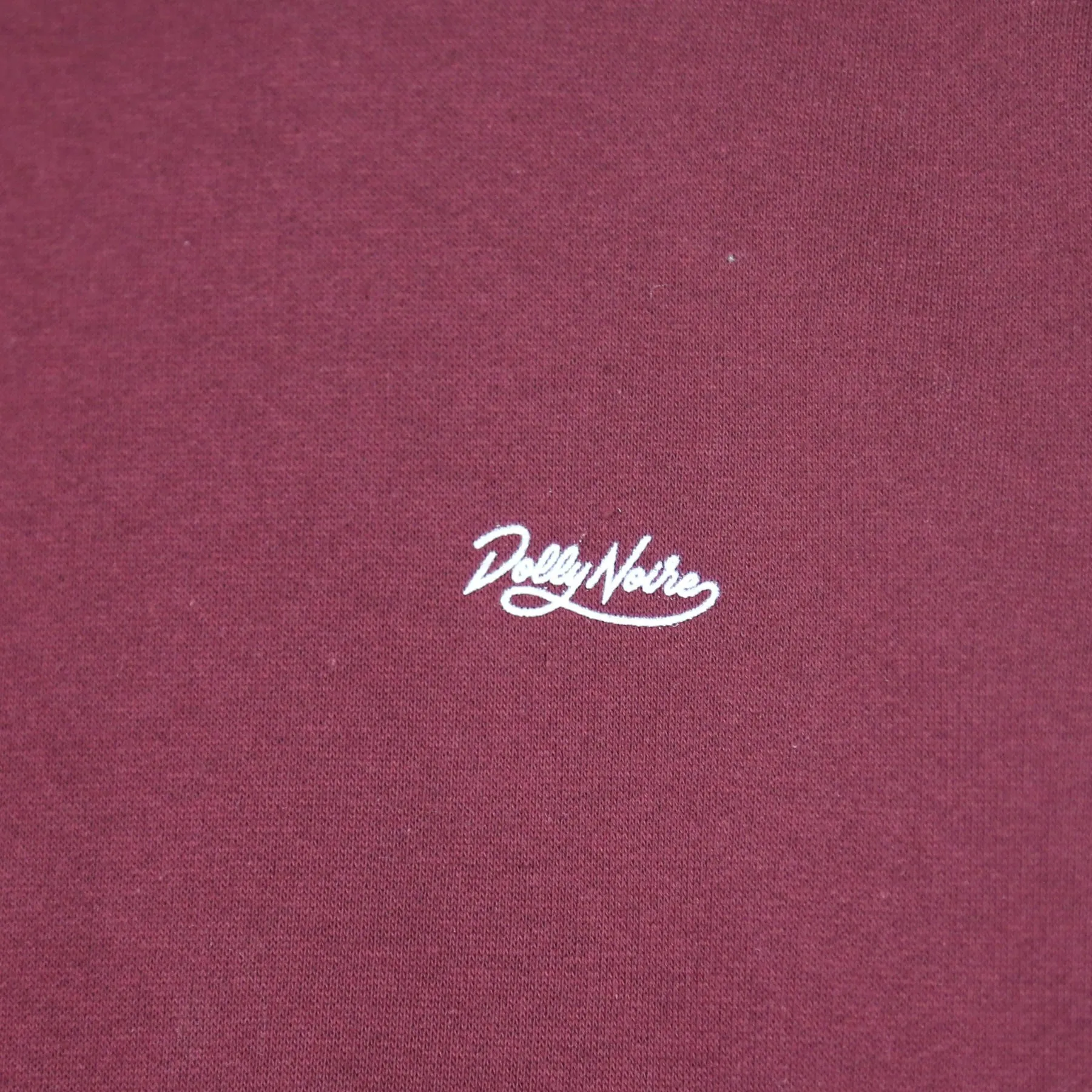 Felpa Girocollo Uomo Low Logo Crewneck Brx Burgundy