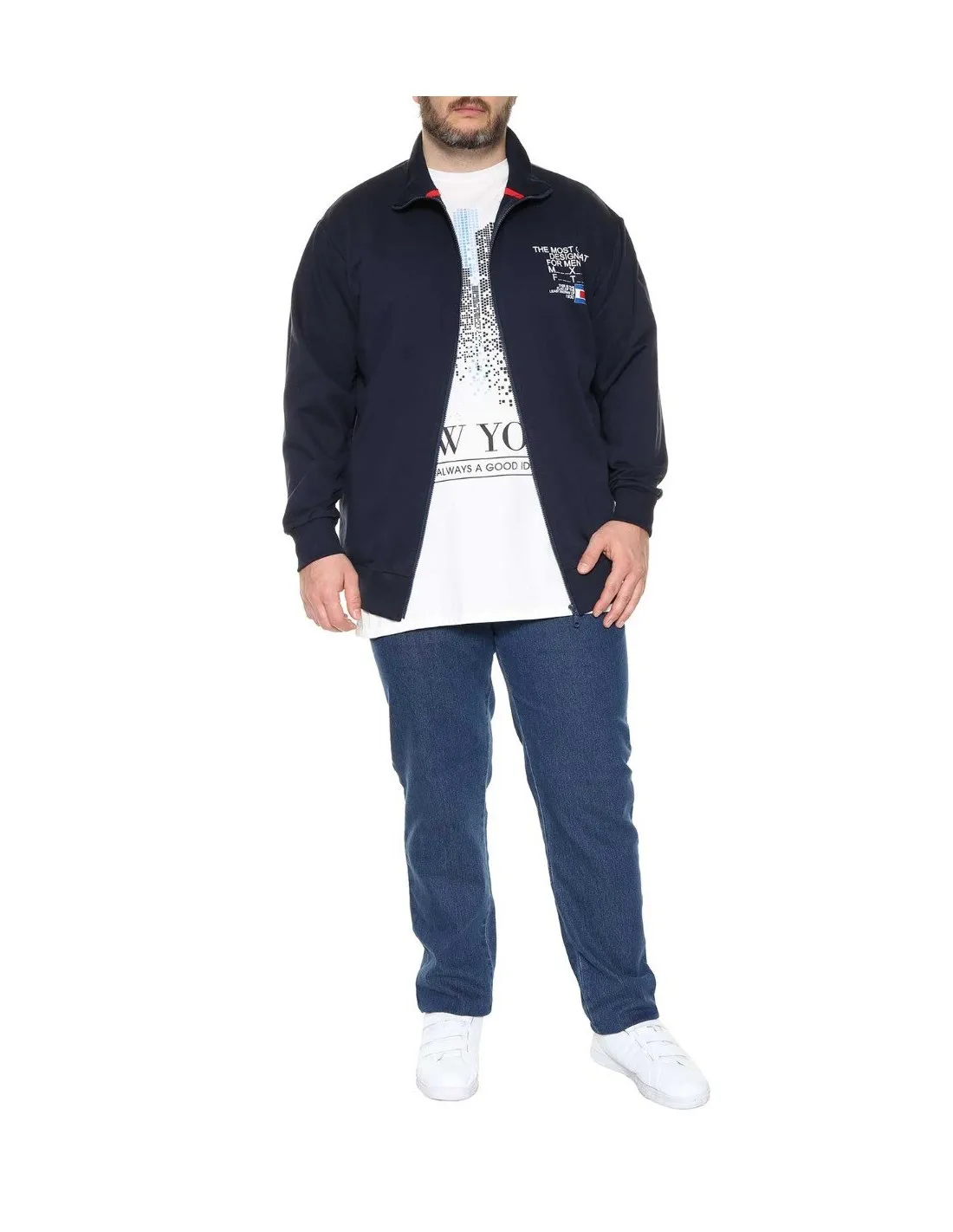 Felpa Uomo ML con zip