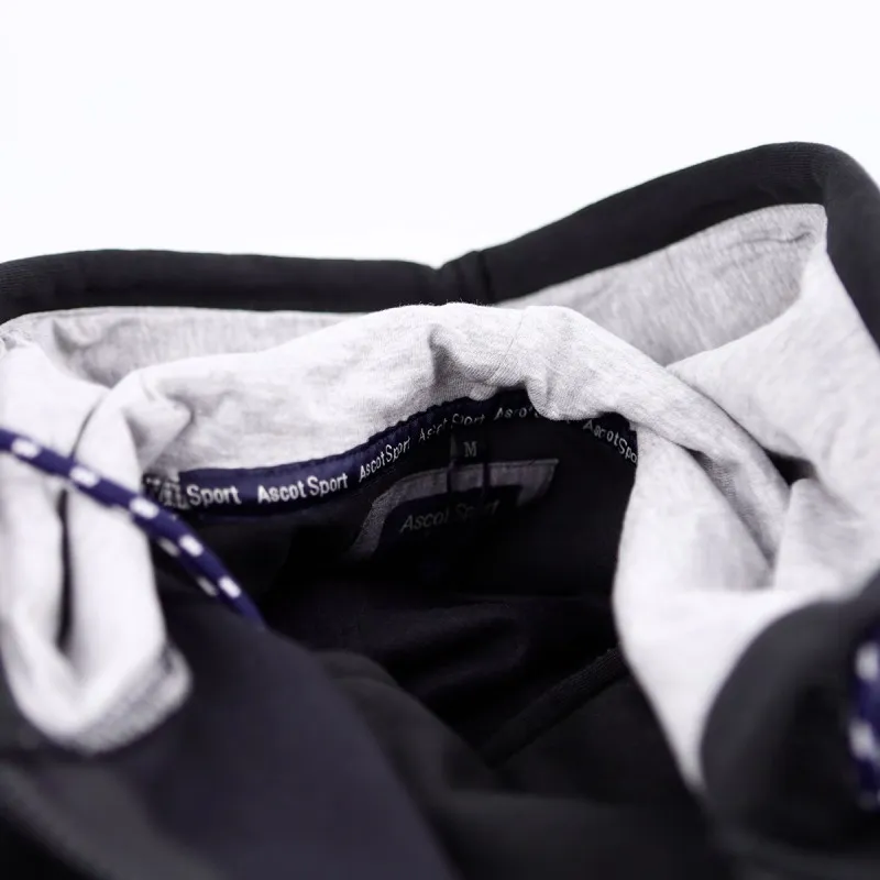 Felpa Uomo Tinta Unita Ascot Sport Felpe invernale con cappuccio
