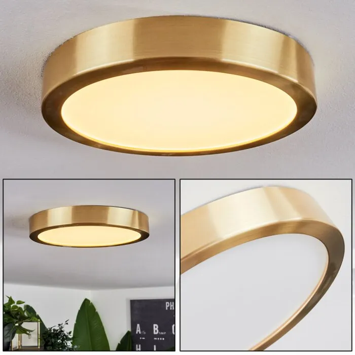 Finsrud Plafoniera LED Oro, 1-Luce